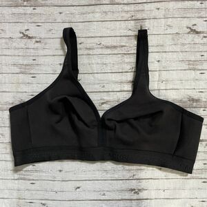 Cacique Womens Unlined Full Coverage No-Wire Black Bra Size 42C Wireless